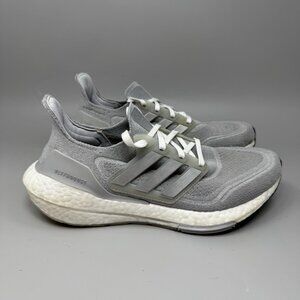 Adidas Ultraboost 21 W GV7724 Women's Size 8 Gray White Sneakers